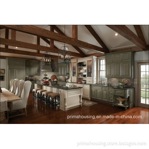 Plywood Europe Modern Kitchen Cabinet (PR-K2018)